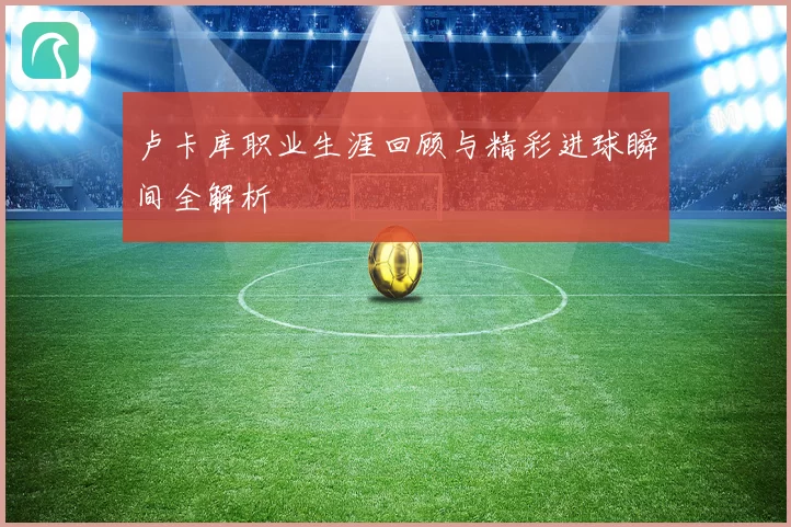 卢卡库职业生涯回顾与精彩进球瞬间全解析